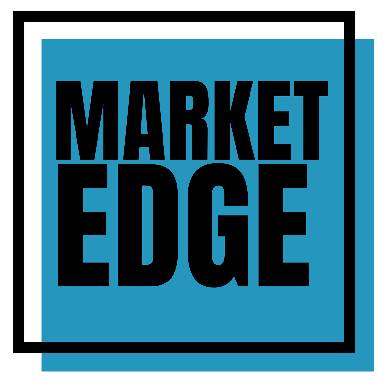 yellow modern square magazine logo